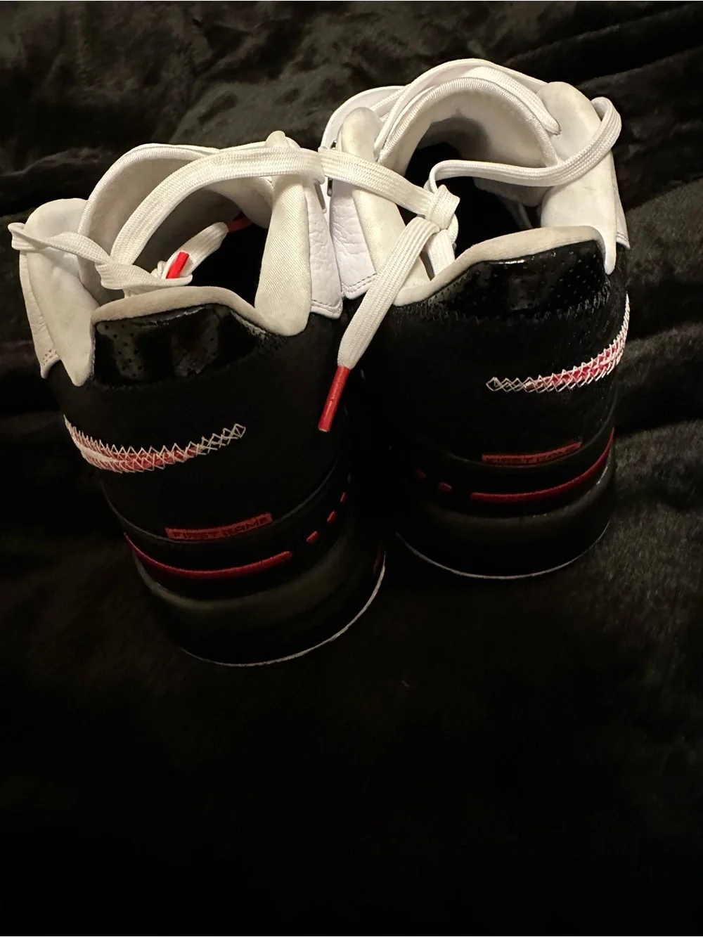 NEW LeBron NXXT Gen AMPD Basketball Shoes White/ Red/Black Sz 11.5 *READ